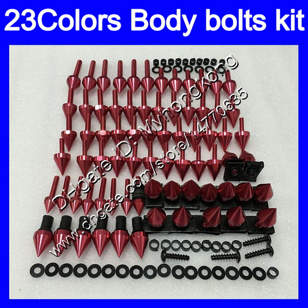 Fairing bolts full screw kit For YAMAHA YZFR1 15 16 17 YZF R1 YZF 1000 YZF1000 YZF-R1 2015 2016 2017 Body Nuts screws nut bolt kit 25Colors