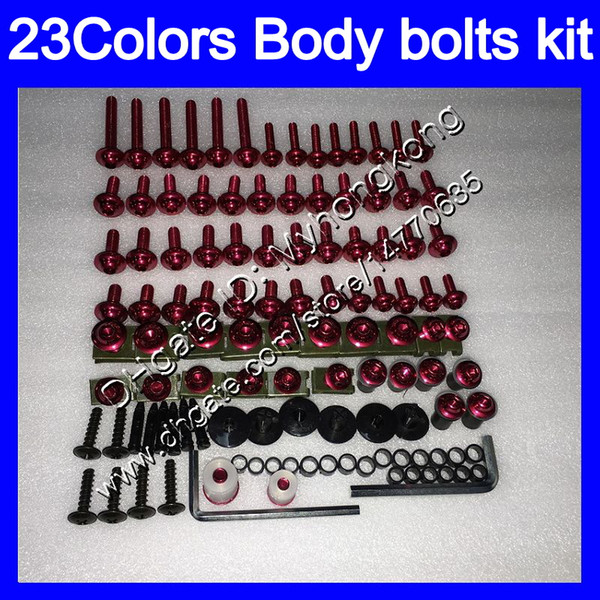 Fairing bolts full screw kit For KAWASAKI NINJA Z750 04 05 06 Z-750 Z-750S 04-06 Z750S 2004 2005 2006 Body Nuts screws nut bolt kit 25Colors