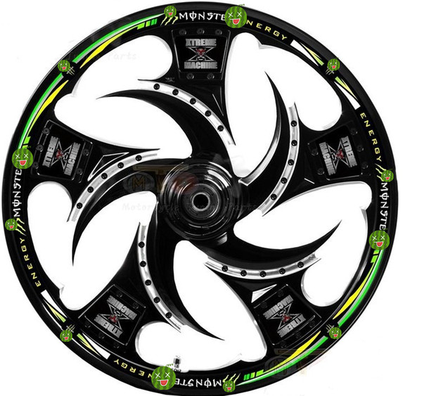 New 17''-19'' Wheel The flame Reflective Car Motorcycle Rim Sticker,motoycycle car wheel tire sticker Reflective rim tape