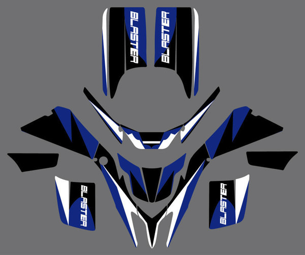 0028 New Style DECALS STICKERS GRAPHICS For Yamaha YFS200 BLASTER YFS 200 1988 -2006 1990 1992 1994 1996 2000 2002 Blaster200