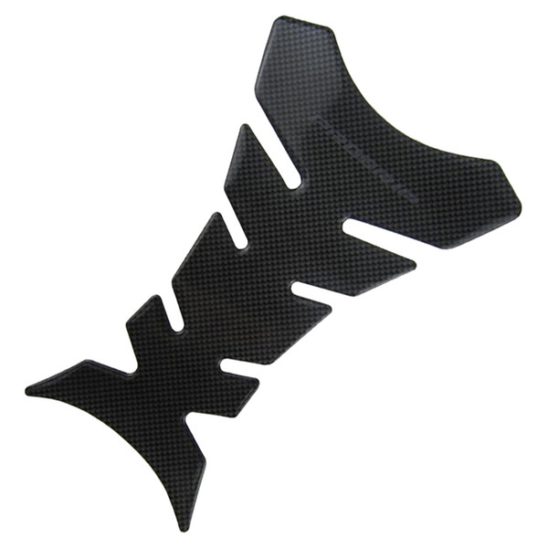 Wholesale-1pcs Free Shipping Carbon Fiber Tank Pad Tankpad Protector Sticker For Motorcycle Universal