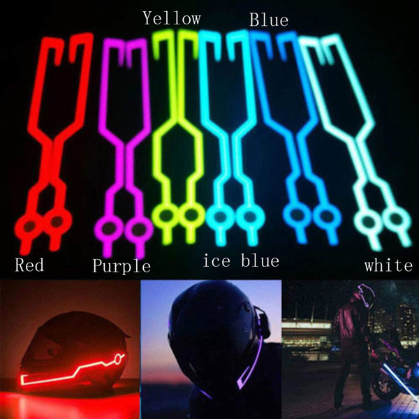 Motorcycle Helmet Light Strip Night Riding Flashing Stripe