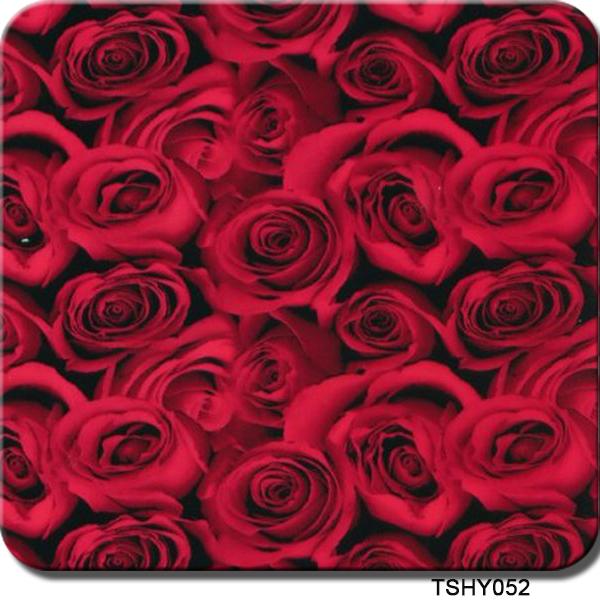 cnHGarts 0.5m width red rose aquaprint Hydro Dipping Film Water Transfer Printing Film flower WTP052