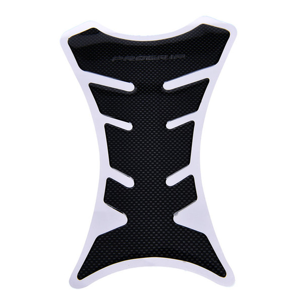 Motorcycle Accessories Decals Stickers New 1Pcs Universal Fishbone Carbon Fiber Tank Pad Tankpad Protector Sticker Motorcycle Black color