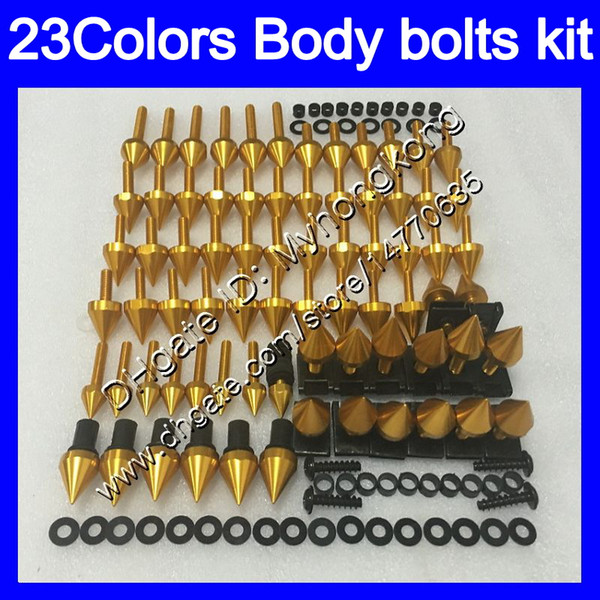 Fairing bolts full screw kit For HONDA CBR600F2 91 92 93 94 CBR600 F2 CBR 600 F2 1991 1992 1993 1994 Body Nuts screws nut bolt kit 23Colors