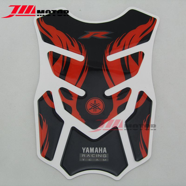 For YAMAHA FV400 YZF-R1 R6 FZ6 FZ1 Universal Red Color Motorcycle Accessory 3M ADESIVI Emblem Protection Tank Pad Decal Sticker