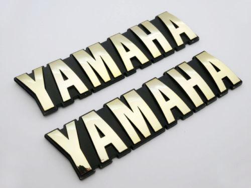 Motorcycle 3D ABS 125mm Fuel Gas Tank Badge Emblem Decal Sticker for Yamaha Set