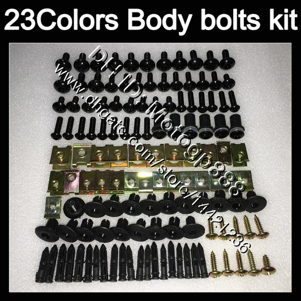 Fairing bolts full screw kit For Triumph Daytona 675 09 10 11 12 13 14 2009 2010 2011 2012 2013 2014 Body Nuts screws nut bolt kit 23Colors