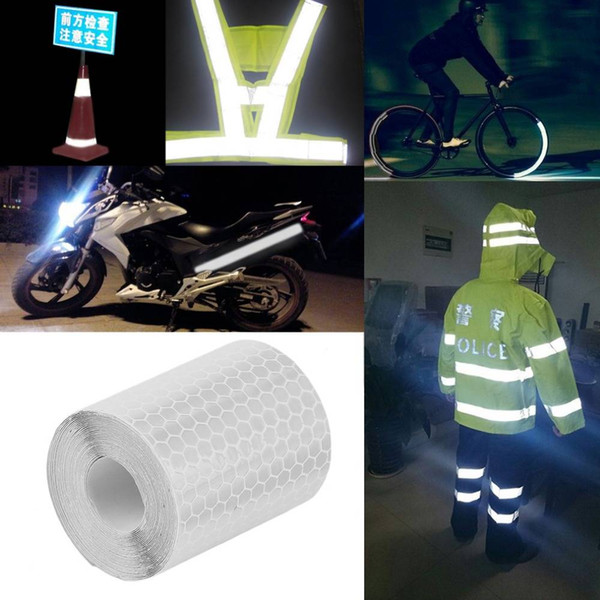 Safety Mark Reflective Tape Stickers For Car Bicycles Frames Motorcycle Safety Mark Warning Conspicuity Tapes Film Sticker Car Truck