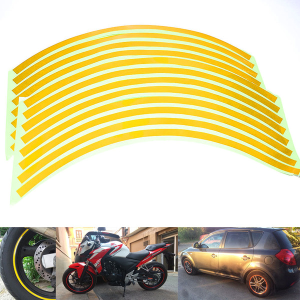 For BMW F R K 650 700 800 1200 1300 GS R RS Adventure motorcycle sticker Colorful motor wheel stickers Reflective Rim band