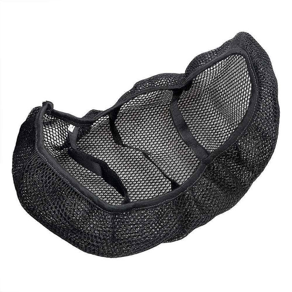 For Honda Yamaha Harley Elastic Motorcycle Seat Cover Moto Cushion Cover Universal Sunscreen Breathable Net Anti-slip