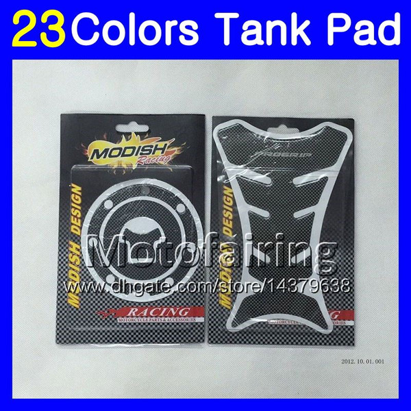 23Colors 3D Carbon Fiber Gas Tank Pad Protector For HONDA NSF100 06 07 08 09 10 NSF 100 NSF-100 2006 2007 2008 2009 2010 3D Tank Cap Sticker