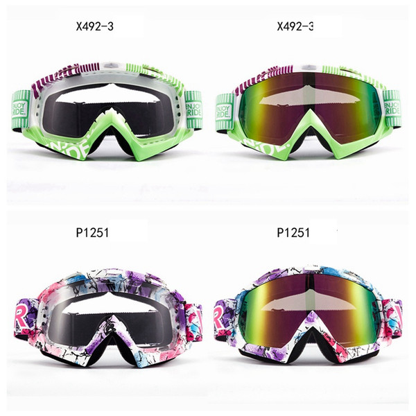 Motorcycle Windproof Sunglasses Outdoors Eyewear Ski Riding Goggles Anti-fog Glasses Motorcyclist Equipped Fashion Men Women HHA272