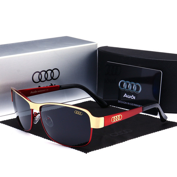 Audi polarized sunglasses 554 car 4S shop gift wholesale Audi driver dedicated driving glasses male 551