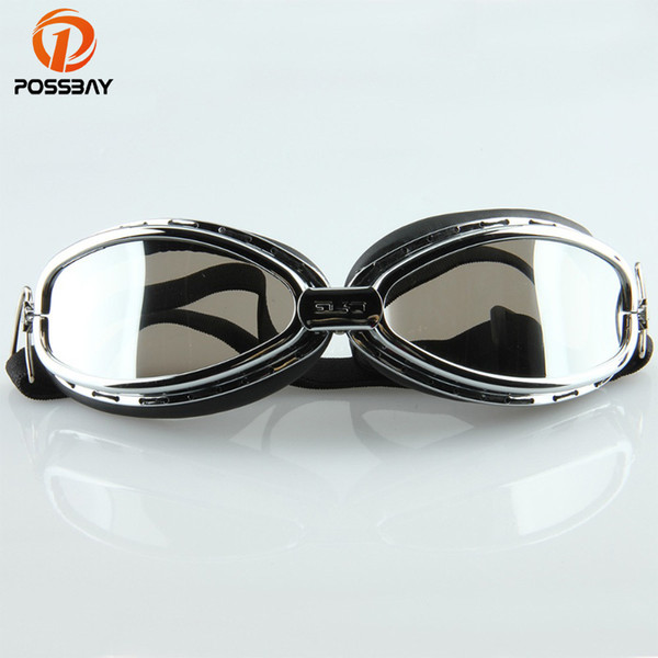 wholesale Pilot Cruiser Motorcycle Glasses Bike Riding Goggles Eyewear Protect Glasses Lens UV-Protection Cafe Racer