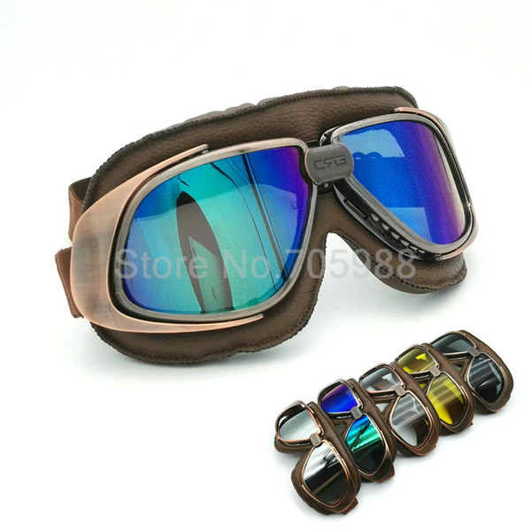 Color Lens Motorbike Goggles Open face off road motorcycle Goggles