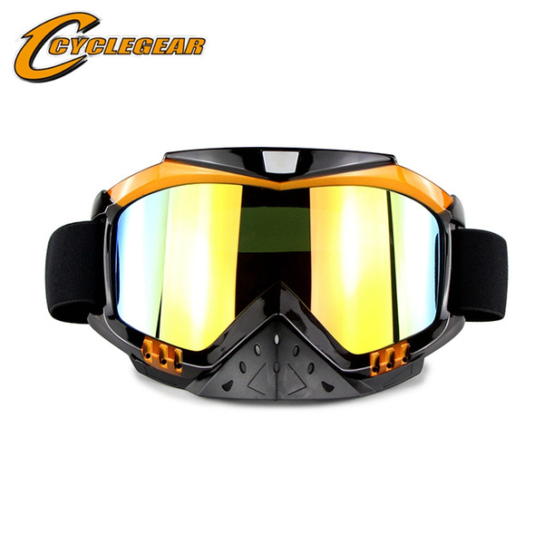 New Arrival Motocross Goggle Motorcycle Glasses Gafas Removable Nose Protector Cycling Glasses Cyclegear Brand CG05