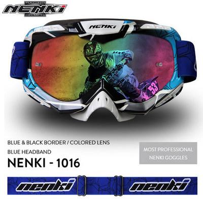 NENKI Lunettes Motocross Glasses Moto Men Women Motorcycle Goggles Helmet Glasses Off-Road Dirt Bike ATV MX BMX DH MTB Eyewear