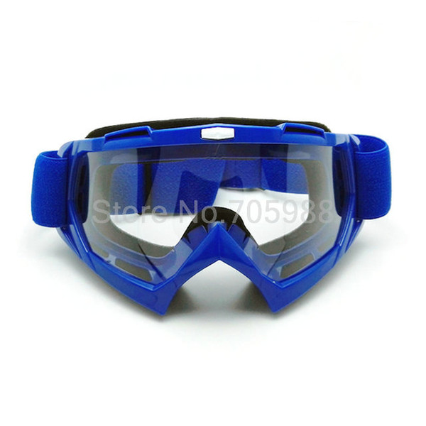 Blue orcycle Motocross Dirt Bike Cross Country Flexible Goggles