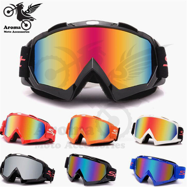 colorful clear lens motorbike eye protection universal moto dirt pit bike Off-road racing motorcycle glasses motocross goggle