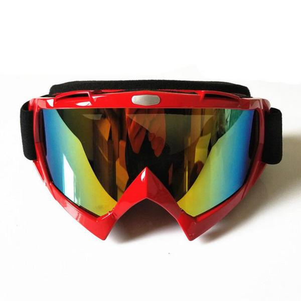 Motorcycle Motocross Colorful Lens Glasses Winter Ski Snow Snowboard Snowmobile Goggles Eyewear Windproof Anti Dust