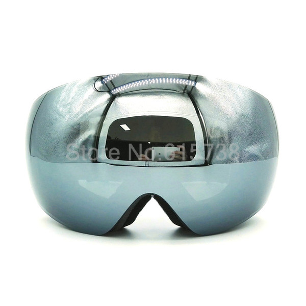 Black ski goggles motocross motorcycle dual lens uv-protection anti-fog goggle skiing glasses snowboard eyewear skating google