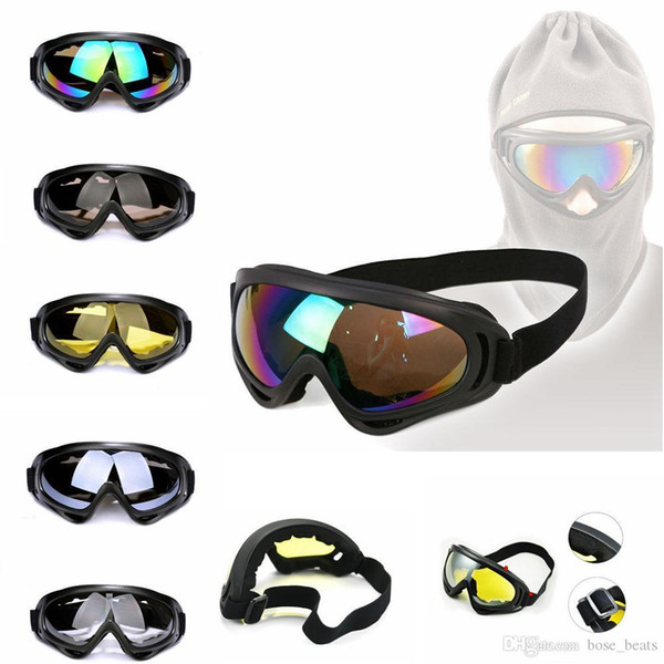 Motorcycle Goggles Cycling Windproof Dustproof Outdoor ski Snowboard Sun Glasses UV400 Sunglasses Cycling Motocycle 5 COLORS FFA116 20PCS