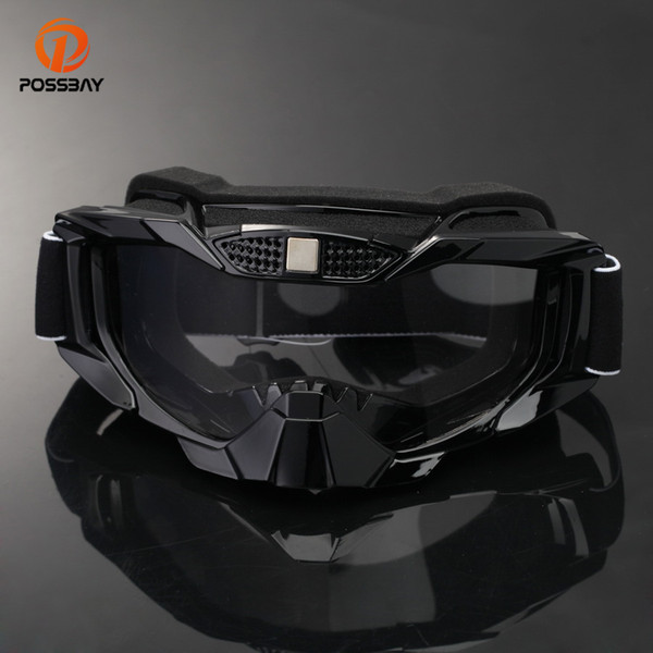 wholesale Retro Motorcycle Goggles Glasses Vintage Outdoor Windproof Ski Glasses Cafe Racer Motocross Goggles Snow Sunglasses