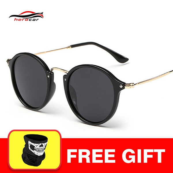 Motorcycle Glasses Men Sunglasses Moto Polarized Retro Sunglasses Vintage Round UV400 Motocross Goggles Riding Driving Eyewear