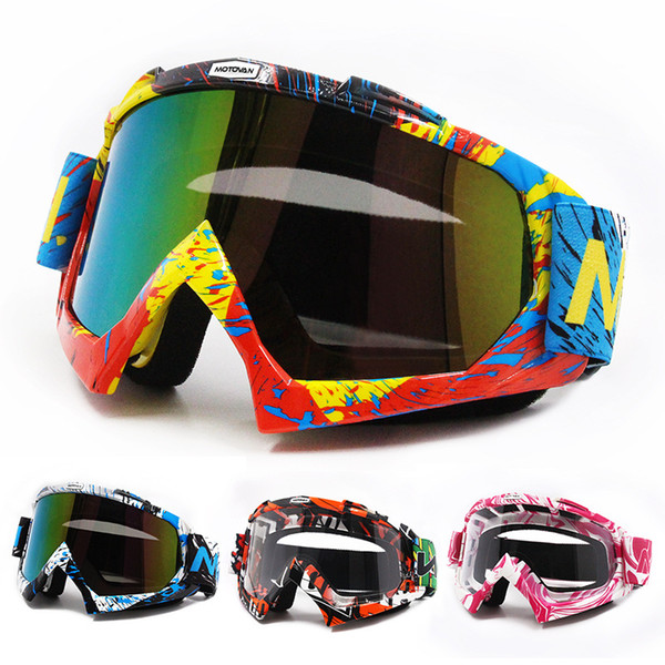 New Off road helmet riding goggles motorcycle ski glasses off road windshield goggles downhill goggles free shipping