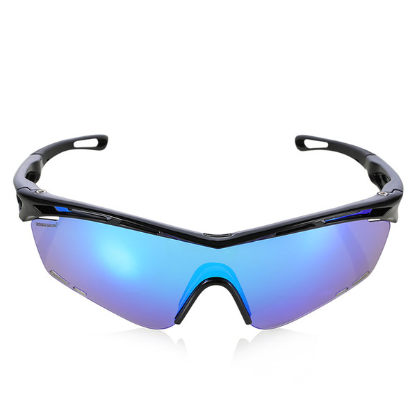 ROBESBON TR90 Polarized Sport Goggles Sunglasses for Men Women Driving Cycling Running with Unbreakable Frame