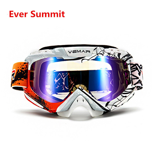 VEMAR Motocross Goggles Motorcycle Glasses PU Windproof Skiing Moto Bike Goggles Glass Dirt Bike Helmet Visors Eyewear Knight 2019 New