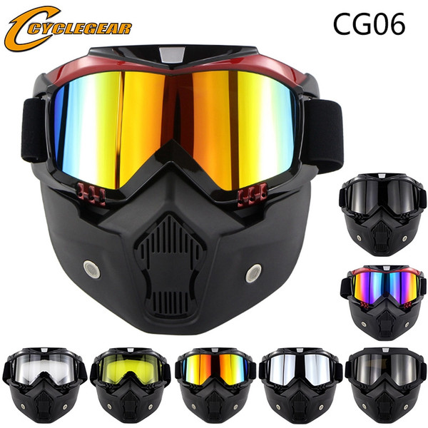 Hot Promotion Motorcycle Mask  Goggles Fiing Open Face es Glaseese Casco CG06