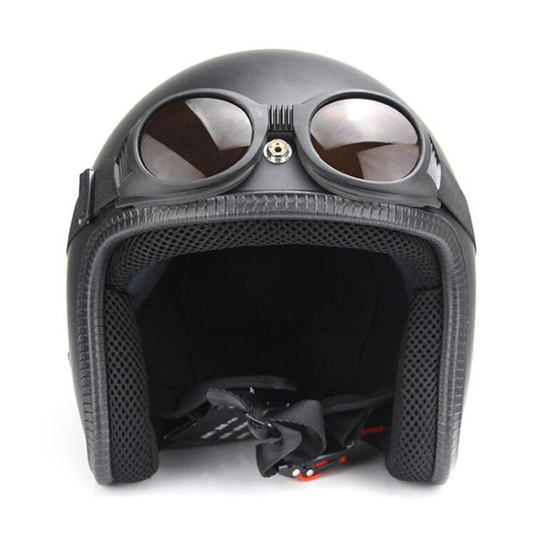 NEW Arrival WWII Vintage Harley style motorcycle goggles Pilot Motorbike goggles Retro Jet Helmet Eyewear 3 color lens