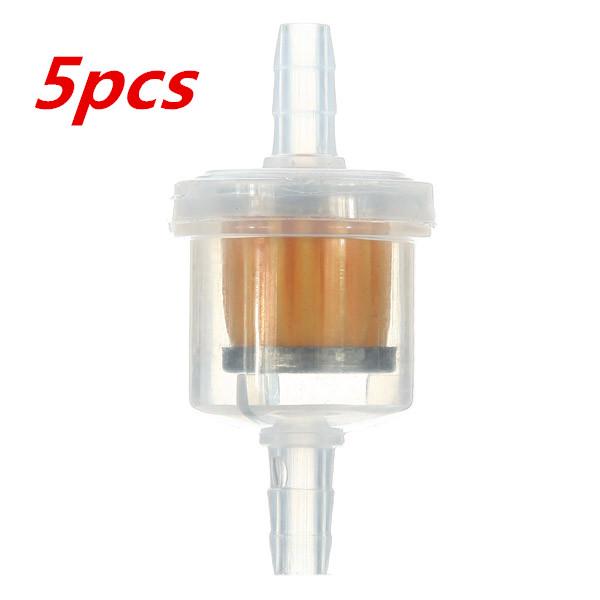 5pcs/lot Universal Petrol Gas Gasoline Liquid Fuel Filter for Scooter Motorcycle Motorbike Motor Car Dirt Pocket Bike ATV small order no tra