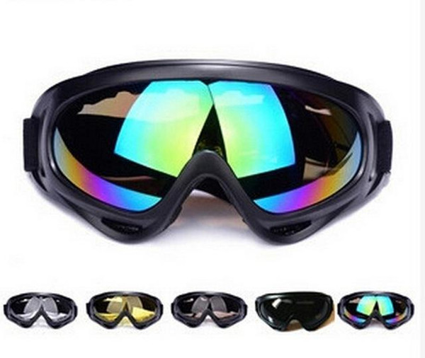 X400 UV protection outdoor sports anti-fog ski glasses snowboard skate motocross riot control downhill skiing goggles EMS ship