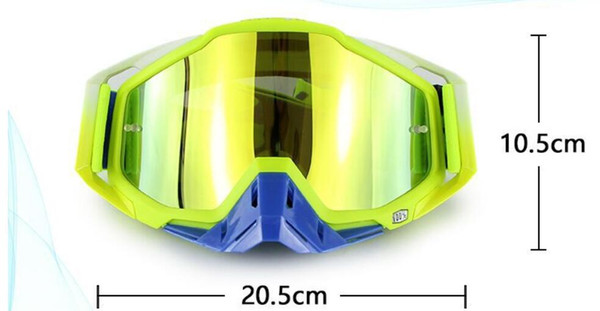 2019 new 100% motorcycle off-road goggles outdoor sports riding goggles windproof glasses trend goggles explosion models widened non-slip ru