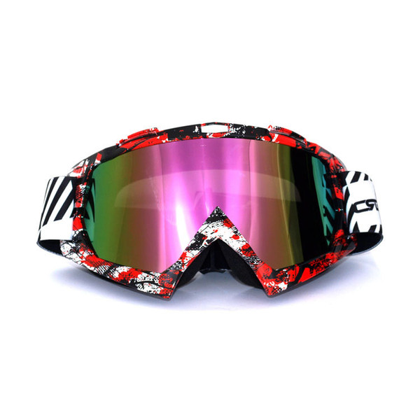 New High quality Graffiti Frame Motocross Goggles Oculos Motocross Motorcycle Dirt Bike ATV MX Off-Road Helmets Goggles gafas