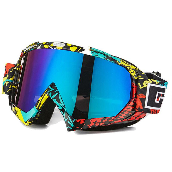 GXT Motocross Goggles Motorcycle Glasses ATV MTB Windproof Skiing Moto Bike Goggles Glass Dirt Bike Helmet Visors Lens