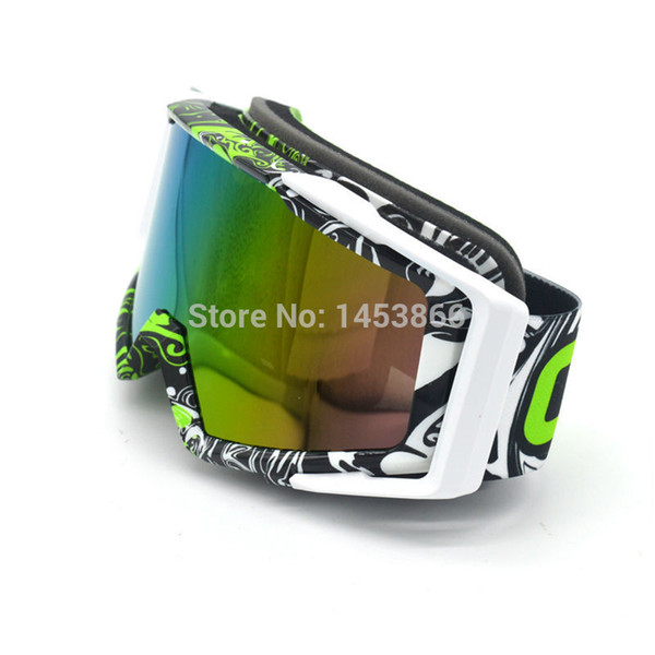 Graffiti Motorbike Racing Goggles Dustproof Cycling Bicycle Bike Motocross Outdoor Google Motorcycle Eyewear Goggle