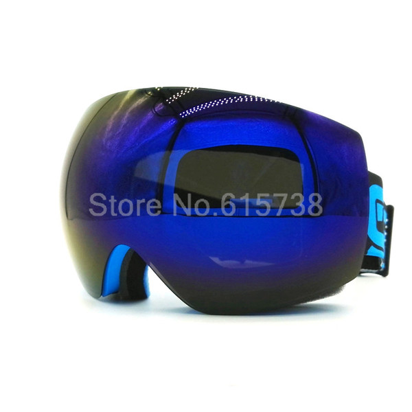 New brand professional ski goggles 2 double lens anti-fog UV400 big spherical ski glasses skiing men women snow goggles