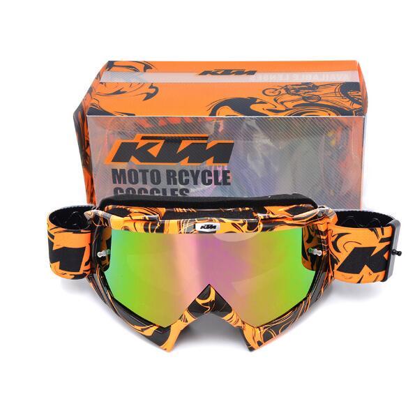 KTM brand Motocross goggles ATV DH MTB Dirt Bike Glasses Oculos Antiparras Gafas motocross Sunglasses Use For Motorcycle Helmet