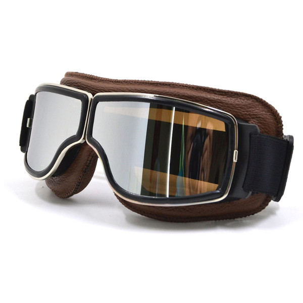 BJMOTO Brand New Cool Scooter Motocross Goggle Glasses Motorcycle Cycling Goggles Cruiser Steampunk ATV Bicycle Eyewear Glasses