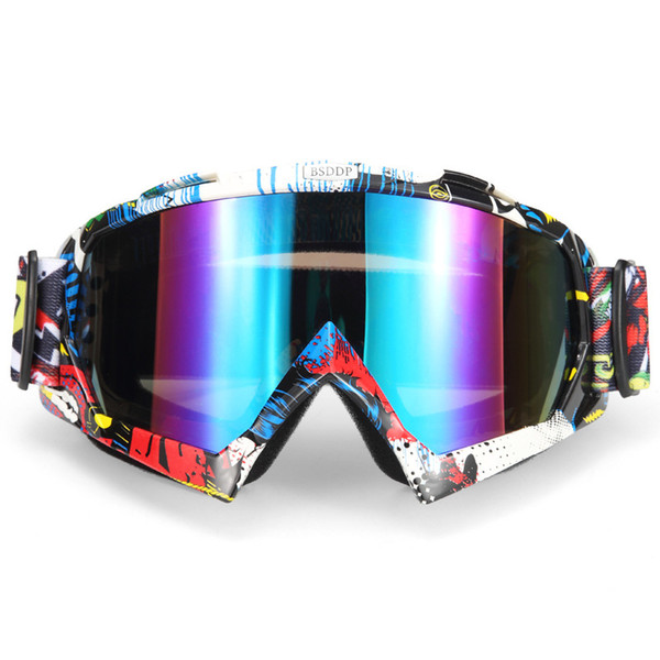 Motocross Racing Goggles Wind Proof Cycling Goggles Bendable Eyewear