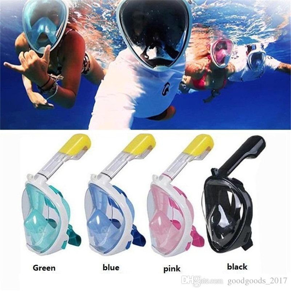 Hot Adult Teenager Diving Mask Underwater Scuba Anti Fog Full Face Diving Mask Snorkeling Set with Anti-skid Ring Snorkel mask