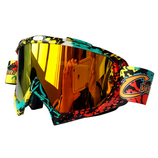 Cyclegear CG11 Men's Anti-fog UV400 Motocross Motorcycle Goggles Off Road Auto Racing Mask Glasses Sunglesses Protective Eyewear