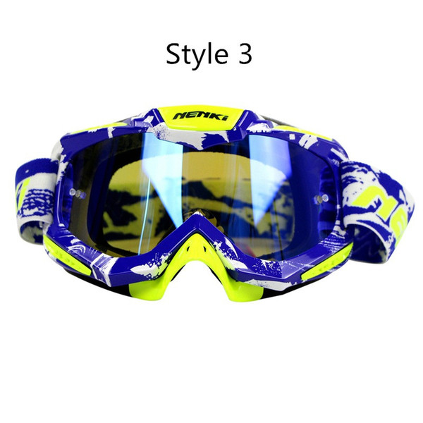 Motocross Goggles Motorcycle Racing Eyewear Skiing Snowboard Glasses Colorful Lens Unisex DH MTB Glasses Single Lens