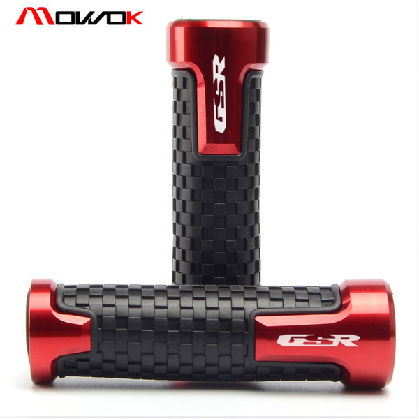 With LOGO Motor CNC handlebar grips end For SUZKU GSR600 GSR750 2011 2012 2013 2014 2015 gsr600/750