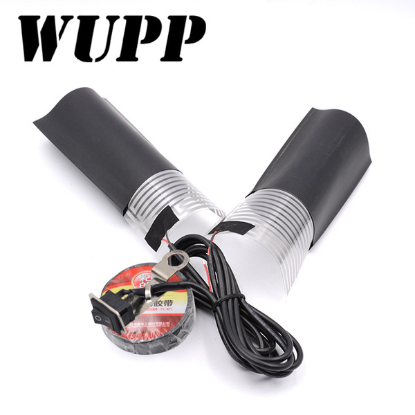 WUPP 1PCS 12V Motorcycle Handle Electric Heating Grips Kit Refit Hand Set Heated Insert Handlebar Pad High Quality