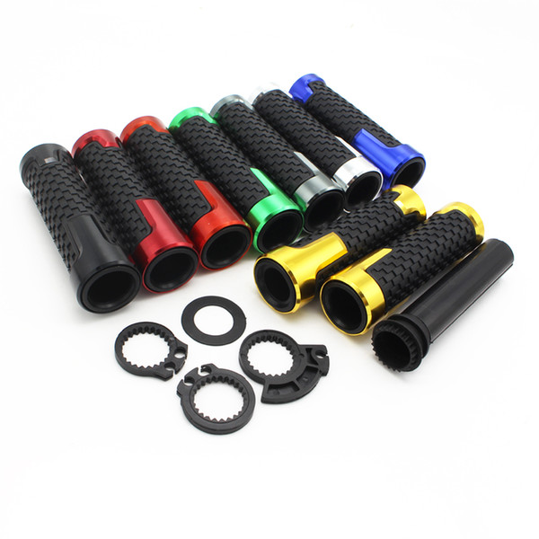 Flash Deals Fashion Accessories 22mm 7/8'' Brand New Motorcycle Anti-Skid Handle Grips grips handlebar FOR Piaggio GTS 300